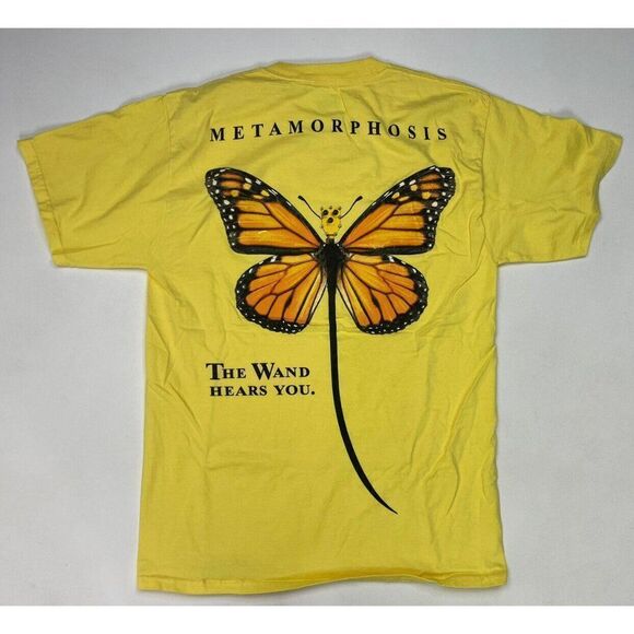 Metamorphosis The Wand Hears You Butterfly Graphic T-shirt Women Medium - Picture 1 of 6